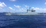 Tàu chiến Trung Quốc ngang ngược chĩa súng đe dọa tàu tiếp tế Việt Nam