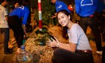 Hoa hậu Nguyễn Thị Loan mua 3,5 tấn dưa ủng hộ bà con miền Trung
