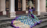 Chi Nguyễn mặc Quốc phục 20kg tại Miss Asia World 2018