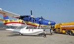 Máy bay DCH-6 sẵn sàng tìm kiếm 2 tàu cá/26 ngư dân gặp nạn