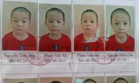 Tìm thân nhân của 8 bé trai bị bán sang Trung Quốc