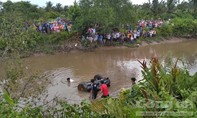 Phát hiện xe Mercedes dưới sông, 2 thanh niên và 1 phụ nữ mang thai tử vong