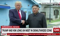 Trump – Kim bắt tay nhau ở DMZ, Trump bước qua biên giới Triều Tiên