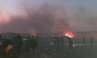 Máy bay Ukraine bốc cháy trên bầu trời Iran: Toàn bộ 170 người thiệt mạng