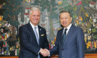 Bộ trưởng Tô Lâm tiếp, hội đàm với Cố vấn An ninh quốc gia Mỹ