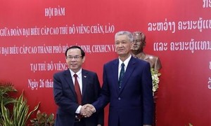 TPHCM và Thủ đô Vientiane của Lào tăng cường hợp tác, giao lưu
