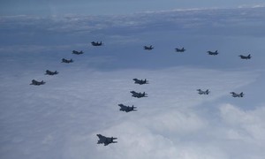 Hàn – Mỹ xuất kích loạt chiến đấu cơ “đáp trả” Triều Tiên