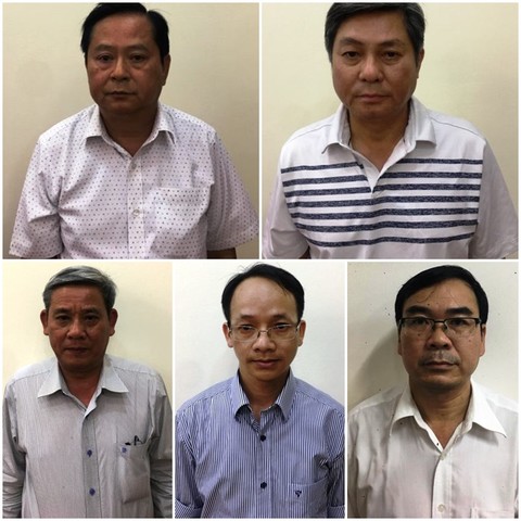 Các ông Nguyễn Hữu Tín, Đào Anh Kiệt, Trương Văn Út, Lê Văn Thanh và Nguyễn Thanh Chương bị khởi tố