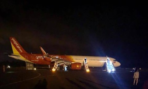 Chiếc máy bay của Vietjet Air gặp sự cố nghiêm trọng ở sân bay Buôn Mê Thuột