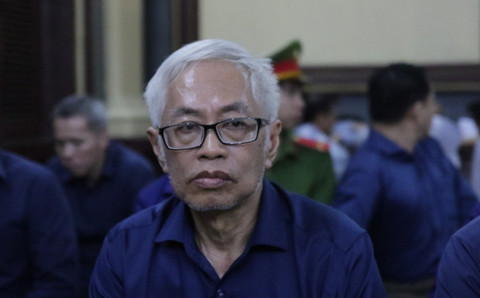 Bị cáo Trần Phương Bình tại tòa.