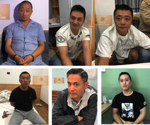 Các đối tượng có lệnh truy nã đặc biệt tại Trung Quốc bị bắt tại Đà Nẵng