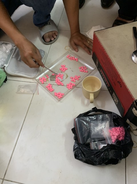 Nguồn ma túy được các đối tượng mua từ Campuchia về để tiêu thụ dịp Tết