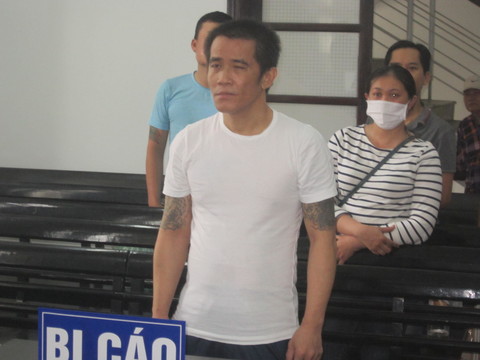 Bị cáo Trần Ngọc Quang tại tòa.