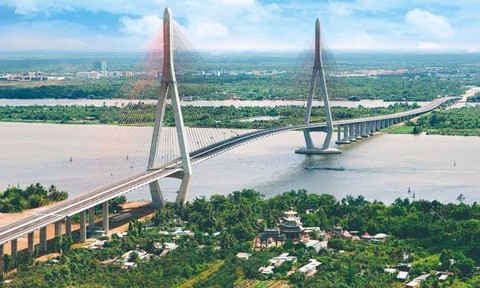 Dự án Cầu Đại Ngãi trên QL 60 dự kiến hoàn thành năm 2015