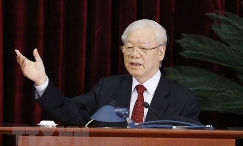 Toàn văn phát biểu của Tổng Bí thư Nguyễn Phú Trọng bế mạc Hội nghị Trung ương 5