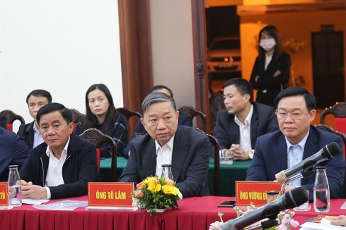 Đại tướng Tô Lâm tại Hội nghị.
