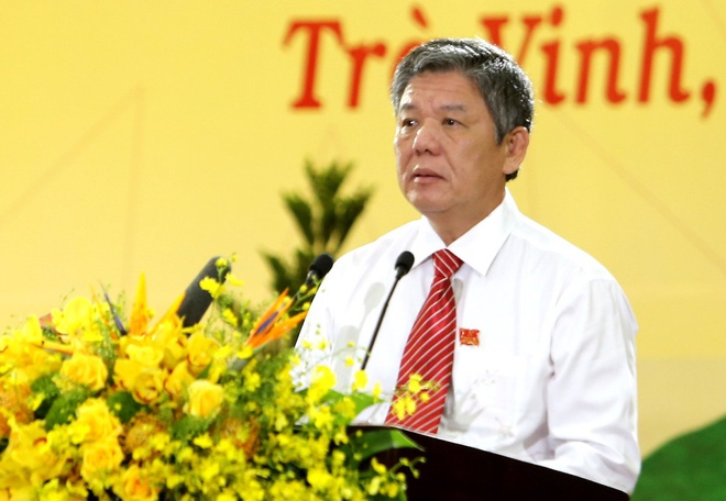 Ông Ngô Chí Cường được bầu giữ chức Bí thư Tỉnh ủy Trà Vinh - Ảnh 1.