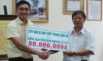 Công ty Việt Trung-Long An ủng hộ đồng bào lũ lụt miền Trung 50 triệu đồng