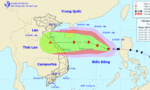 Ngày 24/10 bão số 8 sẽ ảnh hưởng đến miền Trung