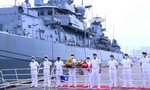 Tàu hộ vệ FGS Bayern của Đức cập cảng TPHCM, thăm hữu nghị Việt Nam