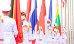 Hình ảnh Lễ thượng cờ SEA Games 31 tại SVĐ quốc gia Mỹ Đình