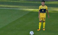 Quang Hải gây ấn tượng khi đá trận ra quân Ligue 2 trên đất Pháp
