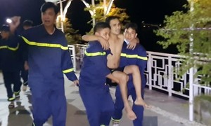 Cảnh sát PCCC cứu sống thanh niên nhảy cầu Rạch Miễu tự tử trong đêm