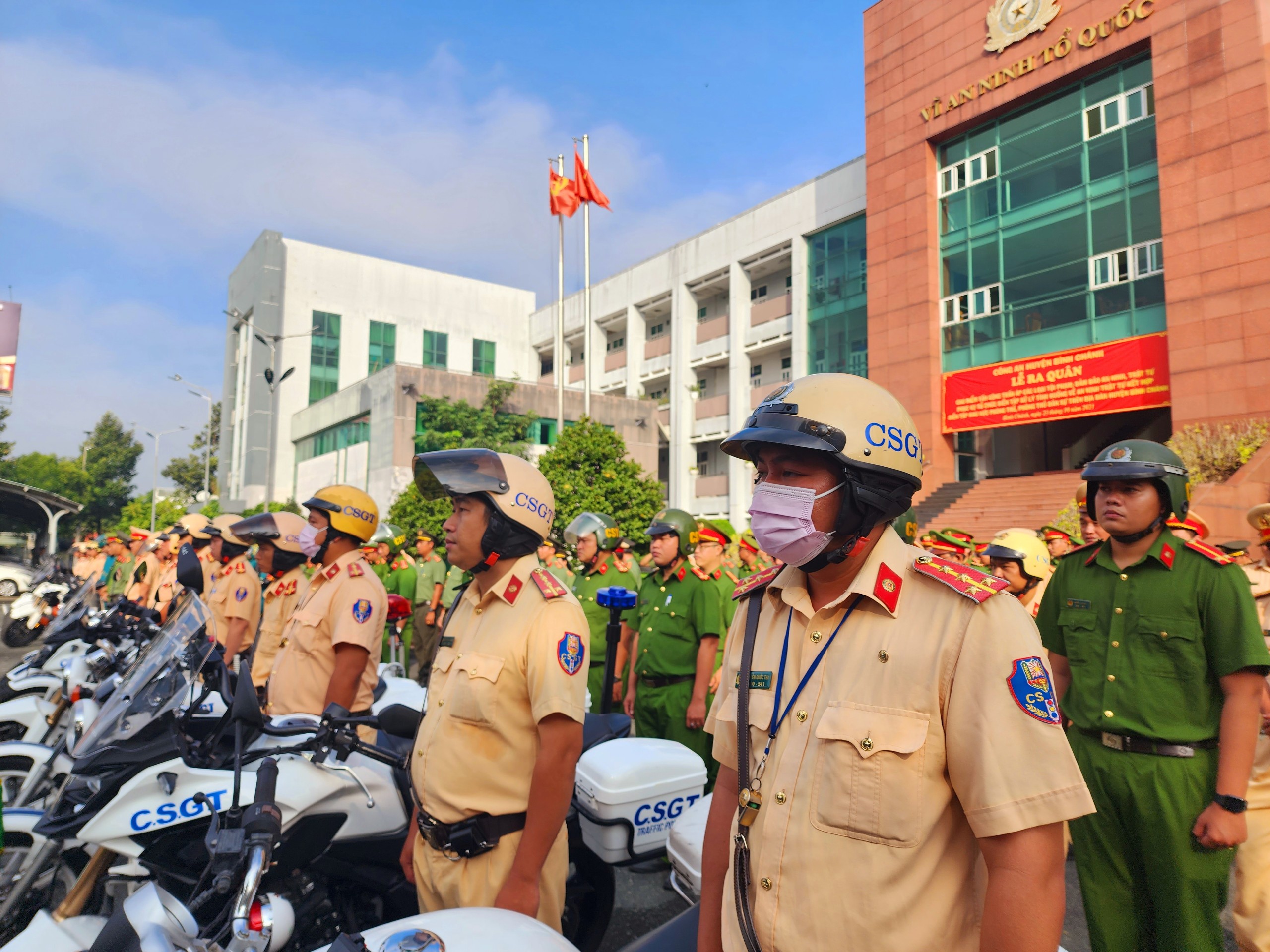 Công an huyện Bình Chánh mở cao điểm tấn công trấn áp các loại tội phạm